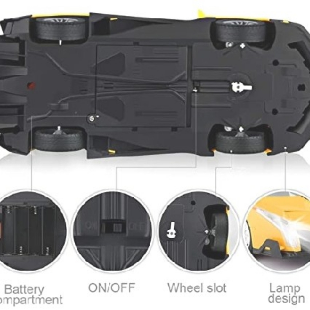 Remote Control Sport Racing Hobby Car with Lights - Picture 9 of 11